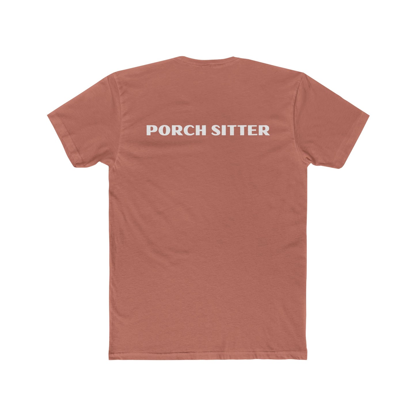 Porch Sitter with Logo - Unisex Crew Tee
