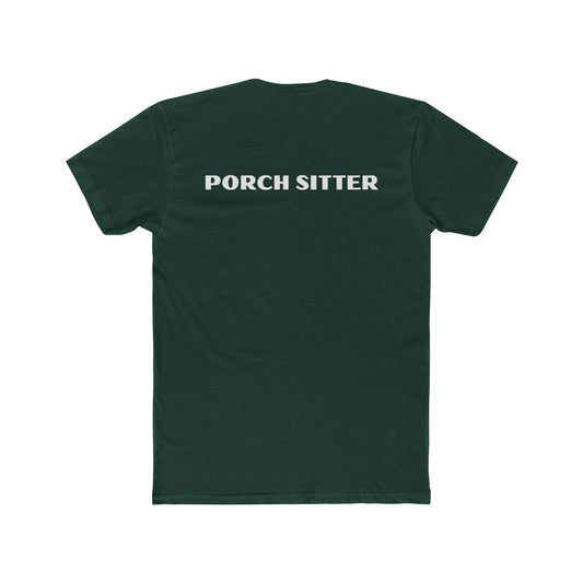 Porch Sitter with Logo - Unisex Crew Tee