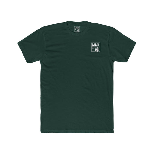 Porch Sitter with Logo - Unisex Crew Tee