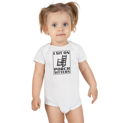 I Sit On Porch Sitters - Organic Onesie®